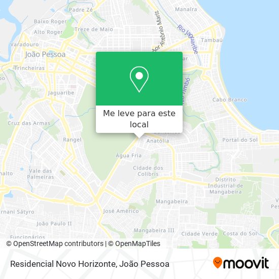 Residencial Novo Horizonte mapa