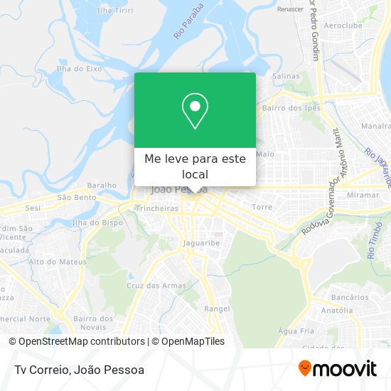 Tv Correio mapa