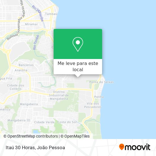 Itaú 30 Horas mapa