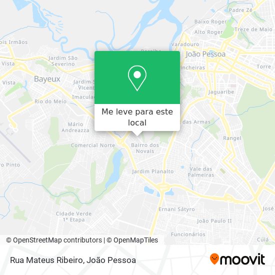 Rua Mateus Ribeiro mapa