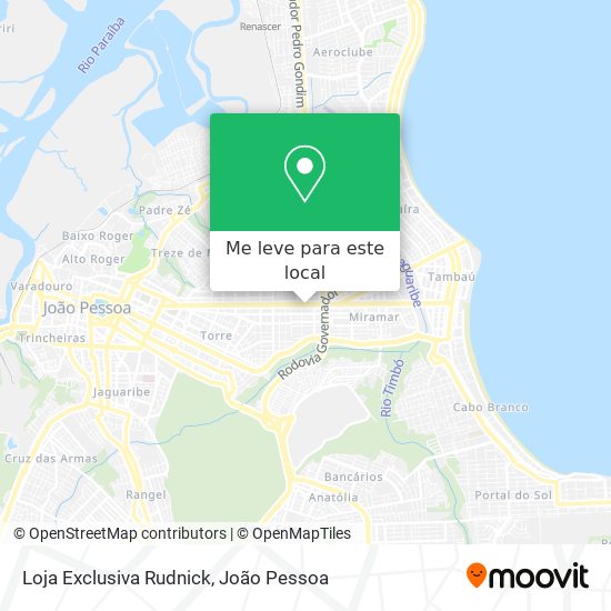 Loja Exclusiva Rudnick mapa