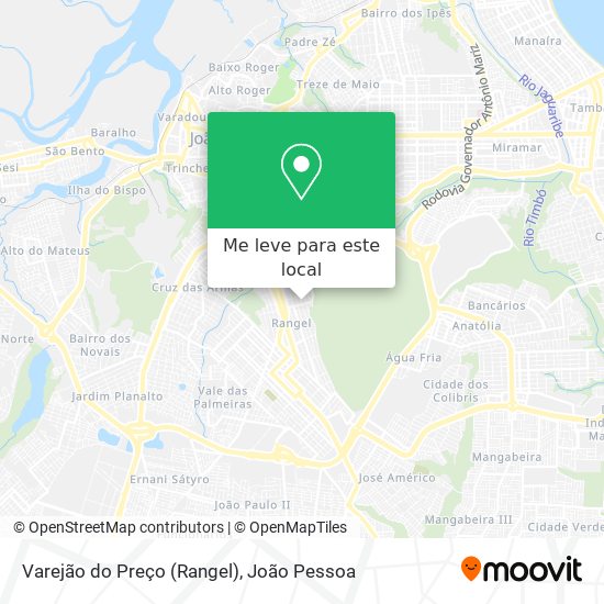 Varejão do Preço  (Rangel) mapa