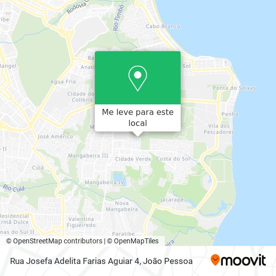 Rua Josefa Adelita Farias Aguiar 4 mapa