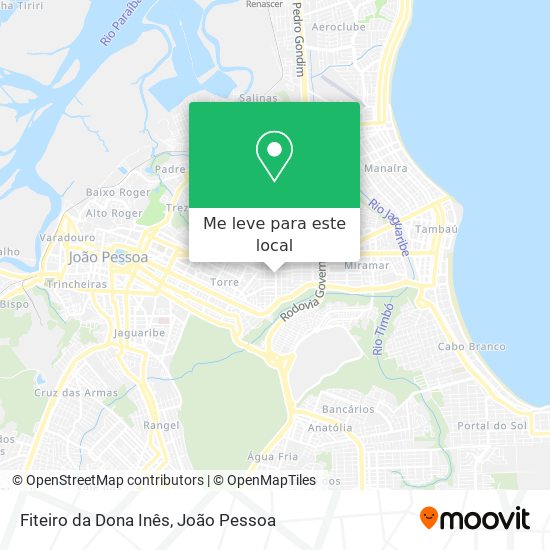 Fiteiro da Dona Inês mapa