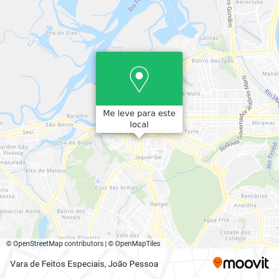 Vara de Feitos Especiais mapa