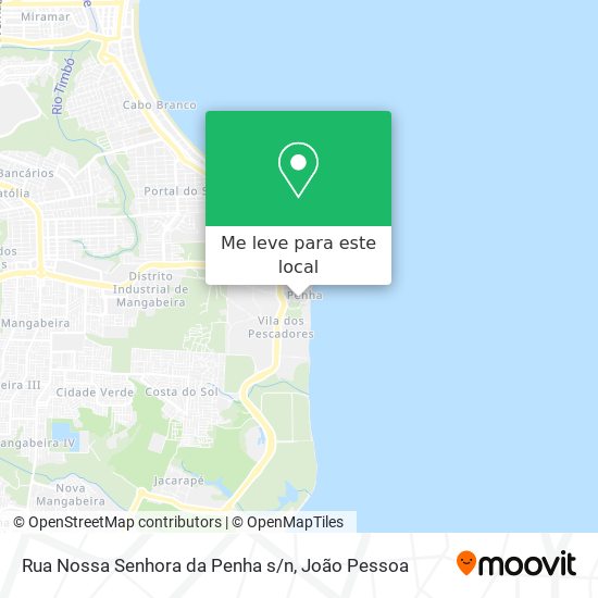 Rua Nossa Senhora da Penha s/n mapa