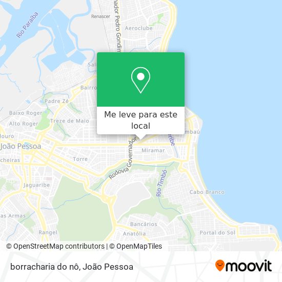 borracharia do nô mapa