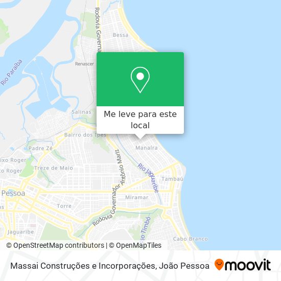 Massai Construções e Incorporações mapa