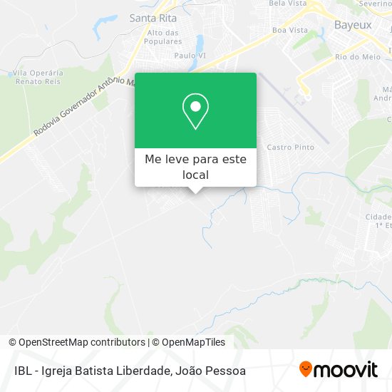 IBL - Igreja Batista Liberdade mapa
