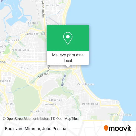 Boulevard Miramar mapa