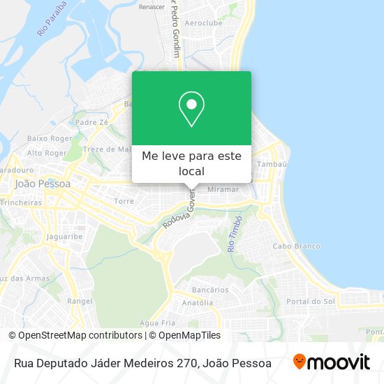Rua Deputado Jáder Medeiros 270 mapa