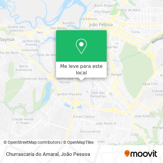 Churrascaria do Amaral mapa