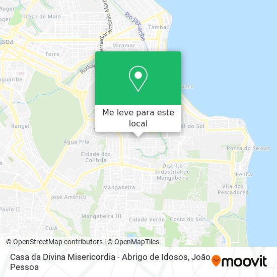 Casa da Divina Misericordia - Abrigo de Idosos mapa