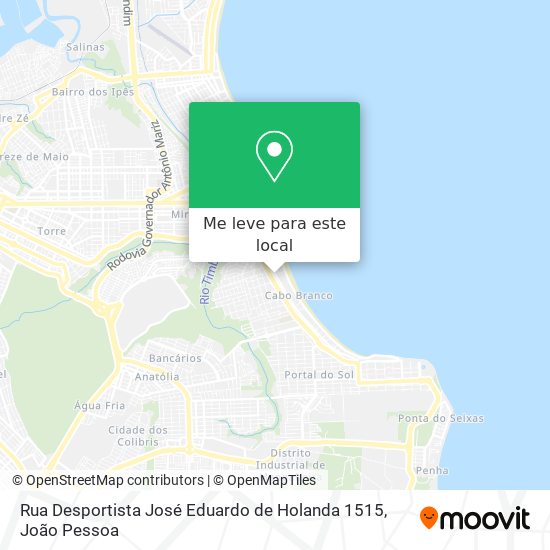 Rua Desportista José Eduardo de Holanda 1515 mapa