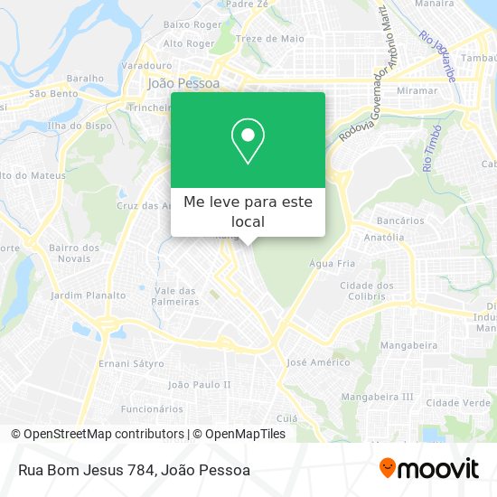 Rua Bom Jesus 784 mapa