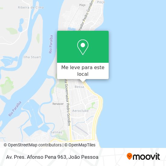 Av. Pres. Afonso Pena 963 mapa