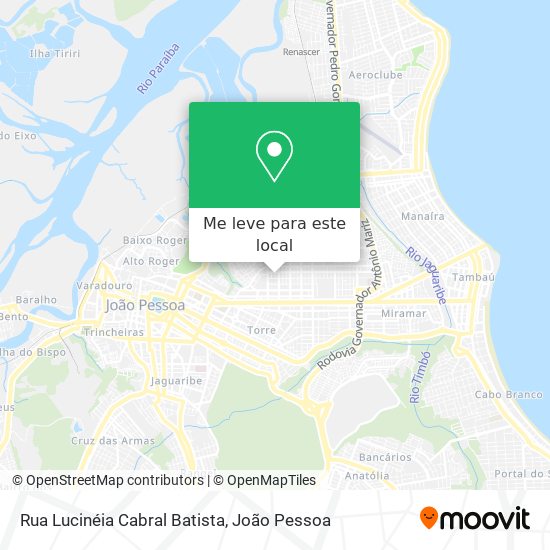 Rua Lucinéia Cabral Batista mapa