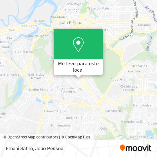 Ernani Sátiro mapa