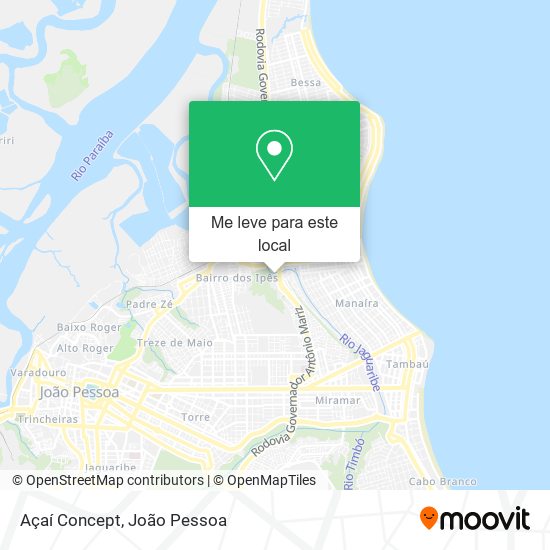 Açaí Concept mapa