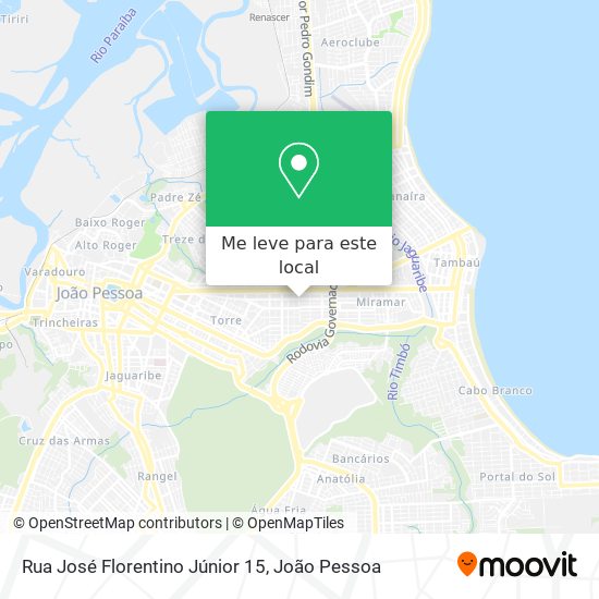 Rua José Florentino Júnior 15 mapa