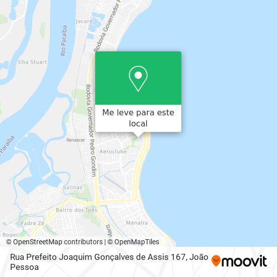 Rua Prefeito Joaquim Gonçalves de Assis 167 mapa