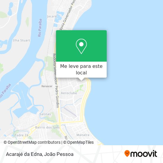 Acarajé da Edna mapa