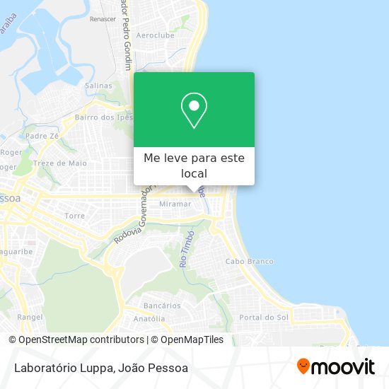 Laboratório Luppa mapa