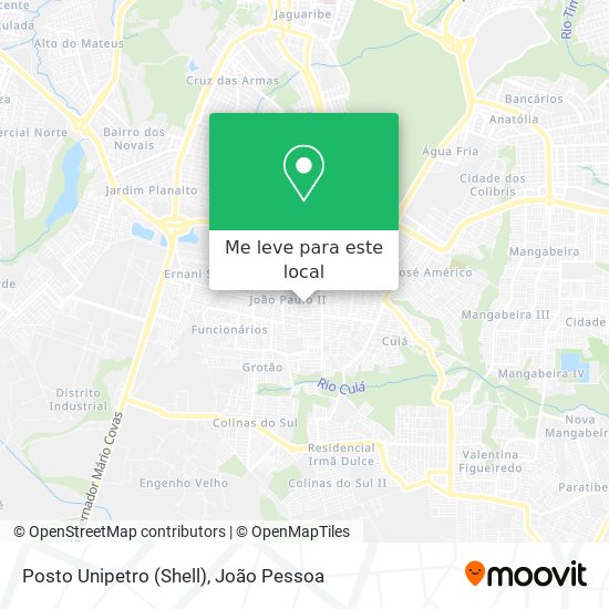 Posto Unipetro (Shell) mapa