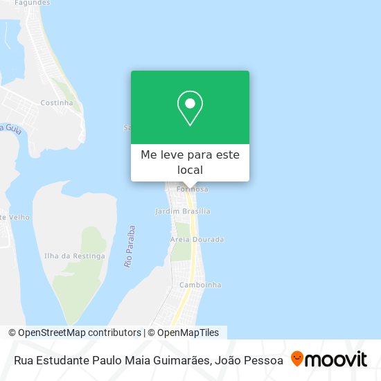 Rua Estudante Paulo Maia Guimarães mapa
