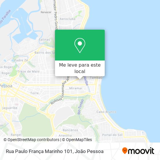 Rua Paulo França Marinho 101 mapa
