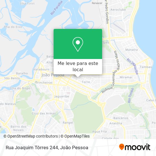 Rua Joaquim Tôrres 244 mapa