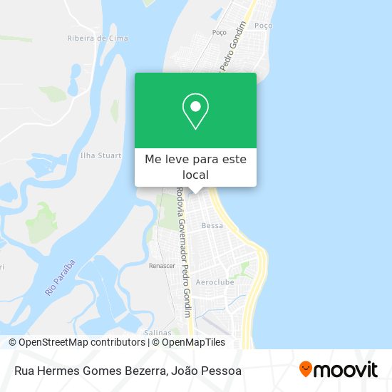 Rua Hermes Gomes Bezerra mapa