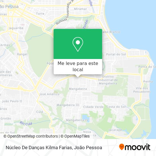 Núcleo De Danças Kilma Farias mapa