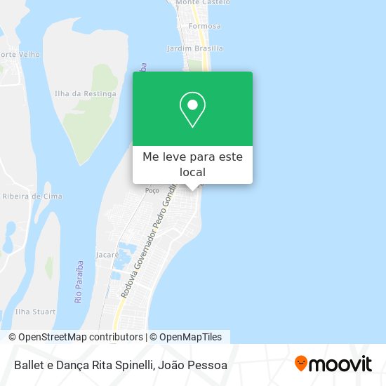 Ballet e Dança Rita Spinelli mapa