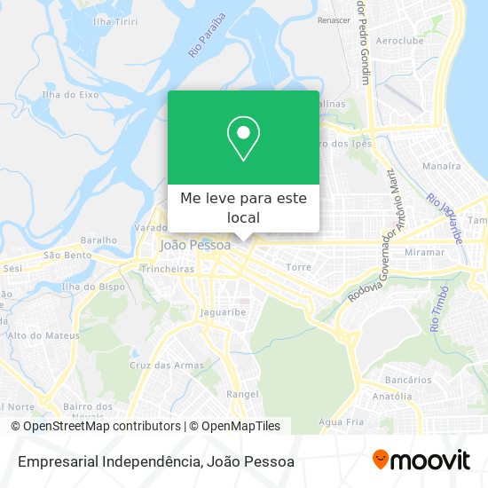 Empresarial Independência mapa