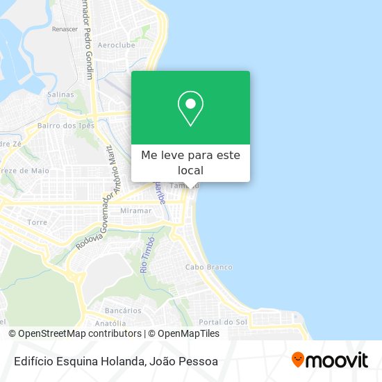 Edifício Esquina Holanda mapa