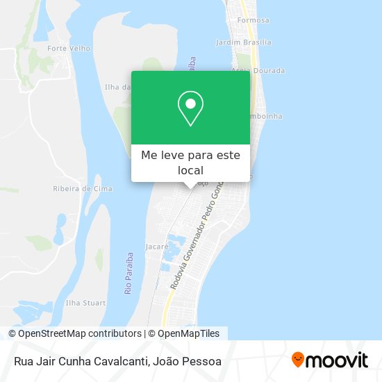 Rua Jair Cunha Cavalcanti mapa