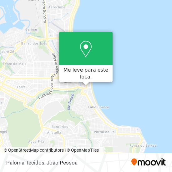 Paloma Tecidos mapa
