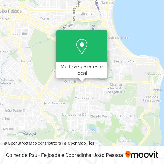 Colher de Pau - Feijoada e Dobradinha mapa