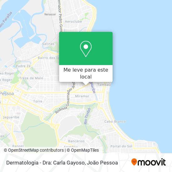 Dermatologia - Dra: Carla Gayoso mapa