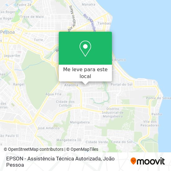 EPSON - Assistência Técnica Autorizada mapa