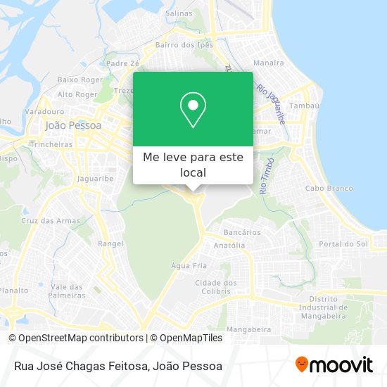 Rua José Chagas Feitosa mapa