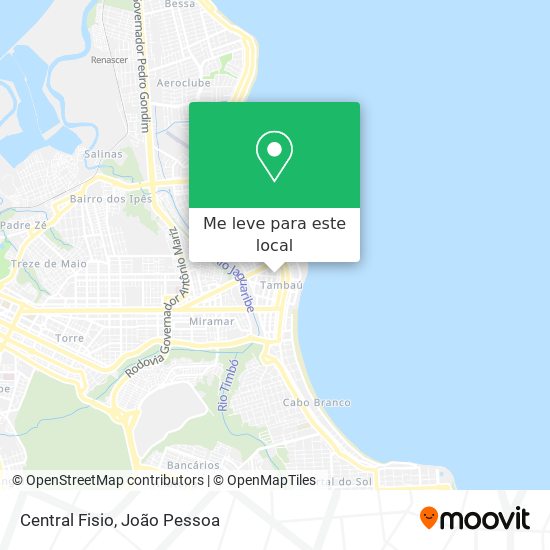 Central Fisio mapa