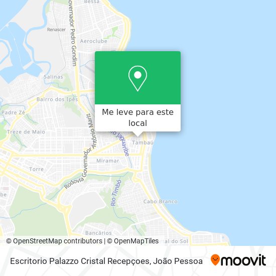 Escritorio Palazzo Cristal Recepçoes mapa