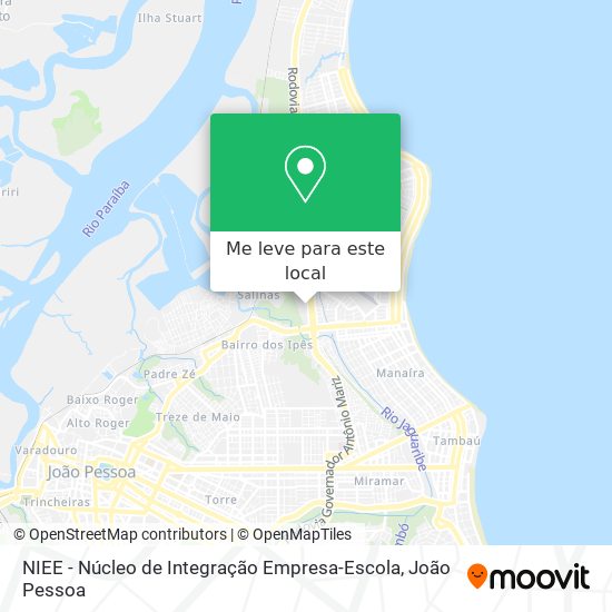 NIEE - Núcleo de Integração Empresa-Escola mapa