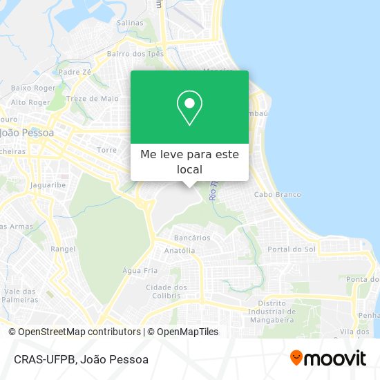 CRAS-UFPB mapa