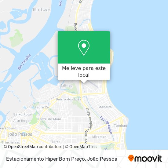 Estacionamento Hiper Bom Preço mapa