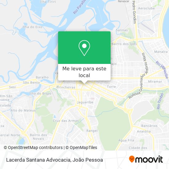 Lacerda Santana Advocacia mapa