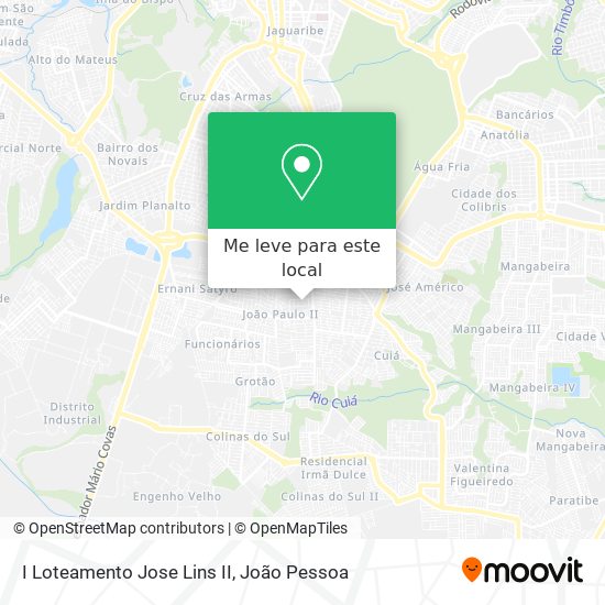 I Loteamento Jose Lins II mapa