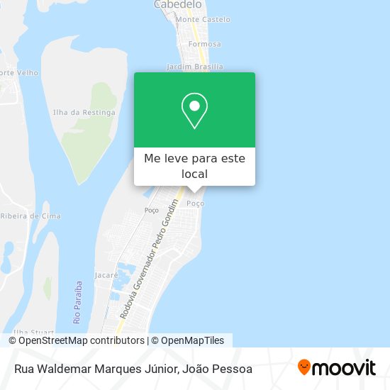 Rua Waldemar Marques Júnior mapa